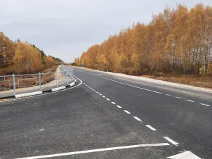 Капремонт пяти участков дороги Владимир-Муром-Арзамас завершили в Нижегородской области. В нормативное состояние привели 14 км в рамках нацпроекта «Безопасные качественные дороги»