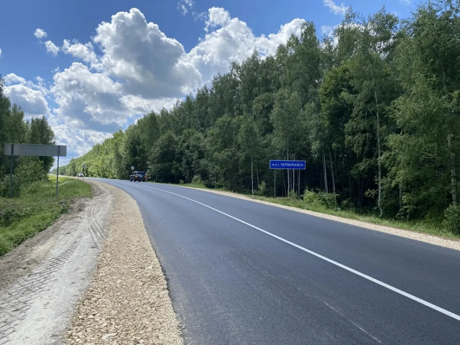 Ремонт дороги Первомайск - а/д Выездное - Дивеево - Сатис завершен досрочно