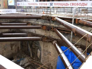 В Нижнем Новгороде завершена проходка второго тоннеля от станции «Сенная» до станции «Площадь Свободы»
