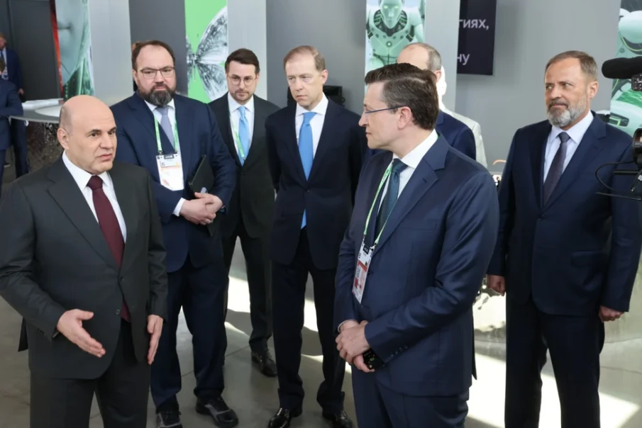 Премьер-министру РФ Михаилу Мишустину представили стенд Нижегородской области на «ЦИПР-2026»