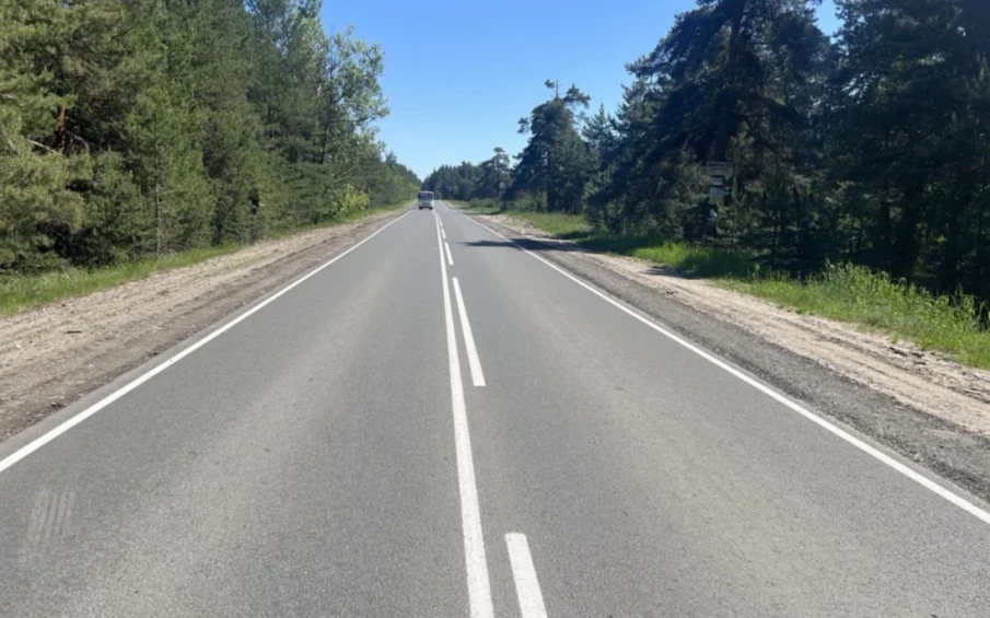 В Балахнинском округе завершены ремонтные дорожные работы, запланированные по нацпроекту «Инфраструктура для жизни» в 2025 году