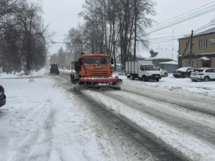 Дорожные службы Нижегородской области работают в усиленном режиме из-за апрельского снегопада