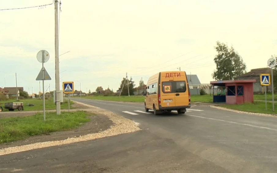В Нижегородской области завершен ремонт дороги Гагино - Большое Болдино - Салганы по нацпроекту «Инфраструктура для жизни»