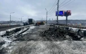 Дорожники приступили к активной фазе завершающего этапа капитального ремонта путепровода у Мызинского моста в Нижнем Новгороде