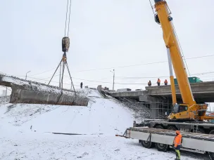 В Нижнем Новгороде первый этап капитального ремонта путепровода у Мызинского моста вошёл в активную фазу