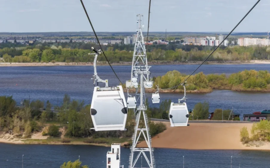 Нижегородская канатная дорога готова к запуску после модернизации