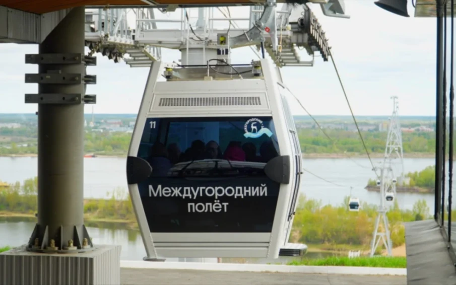 За июль Нижегородская канатная дорога перевезла рекордное число пассажиров
