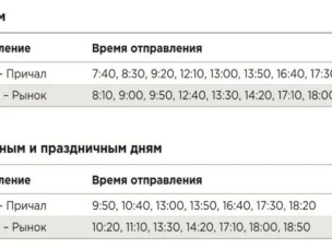 Расписание бесплатных автобусов, следующих к причалу СПК «ВАЛДАЙ 45Р» в г. Бор в период с 25 апреля по 11 мая