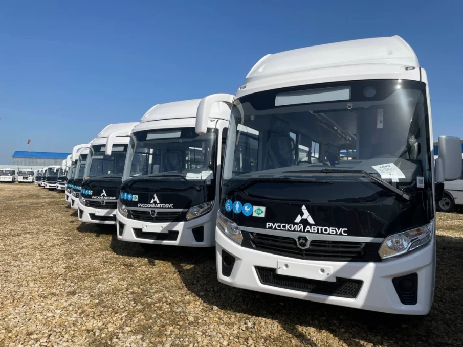 Десять новых автобусов в рамках нацпроекта «Безопасные качественные дороги» поступило в Балахну